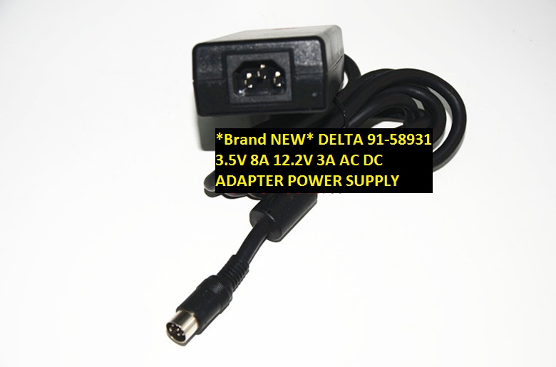 *Brand NEW* 3.5V 8A DELTA 91-58931 12.2V 3A AC DC ADAPTER POWER SUPPLY - Click Image to Close
